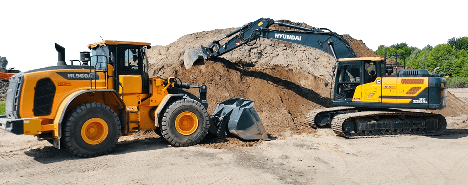 Hyundai Wheel Loader and Excavators